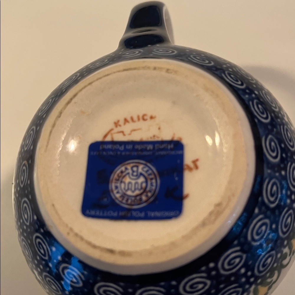 Boleslawiec Unikat mug Polish Pottery Hand Made - Picture 6 of 7
